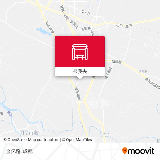金亿路地图