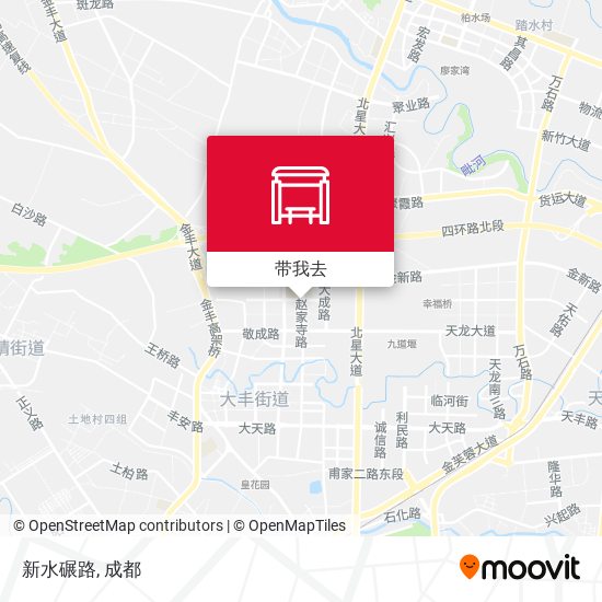 新水碾路地图