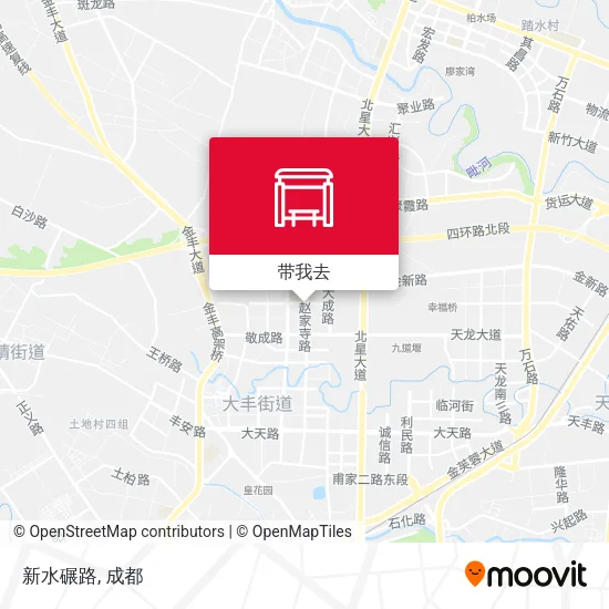 新水碾路地图