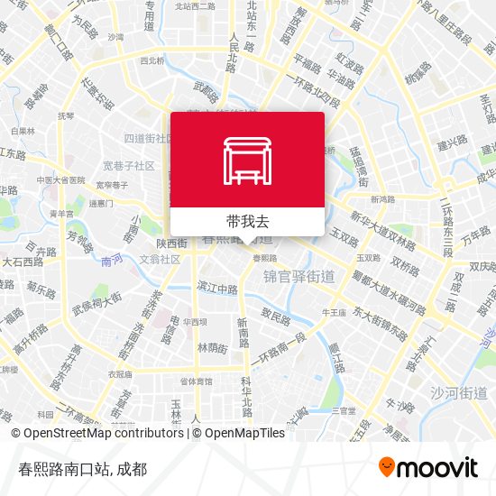 春熙路南口站地图