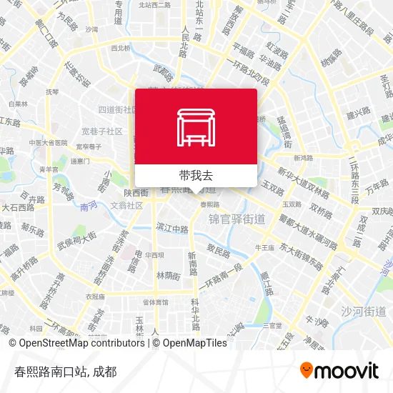 春熙路南口站地图