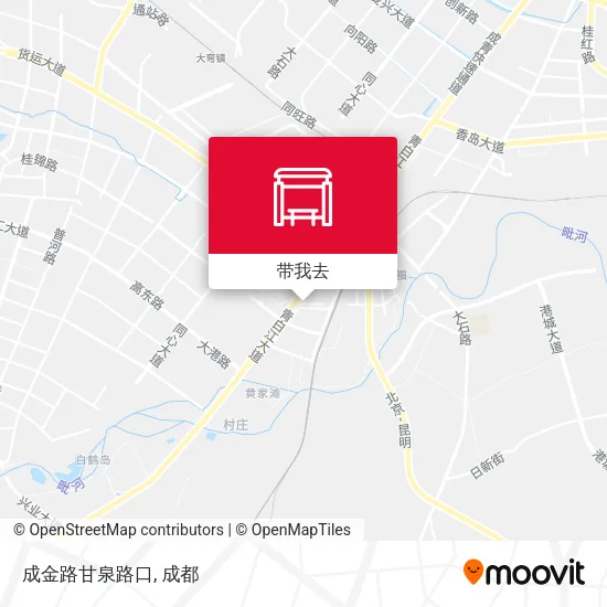 成金路甘泉路口地图