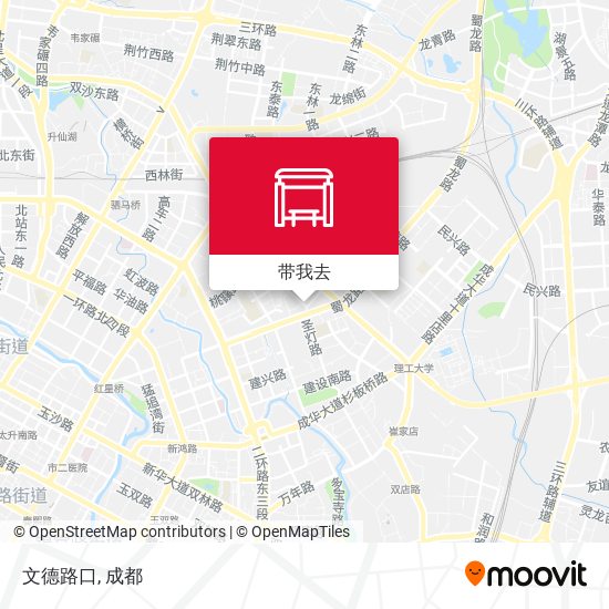 文德路口地图