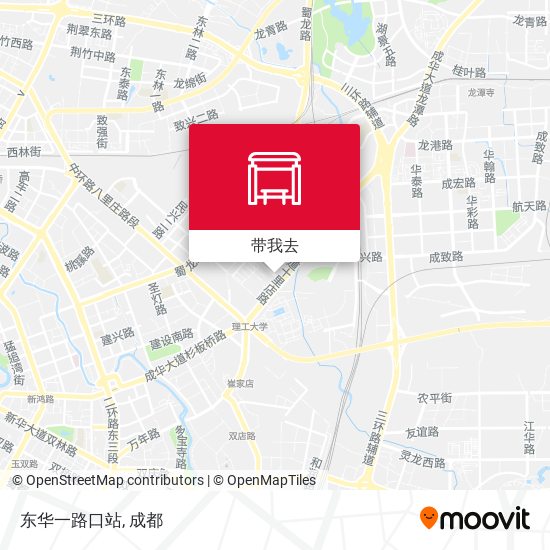 东华一路口站地图