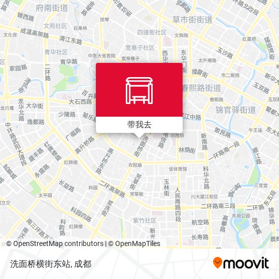 洗面桥横街东站地图