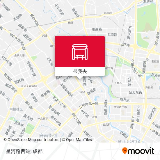 星河路西站地图