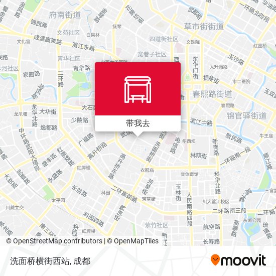 洗面桥横街西站地图