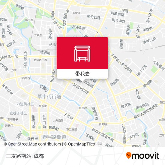 三友路南站地图