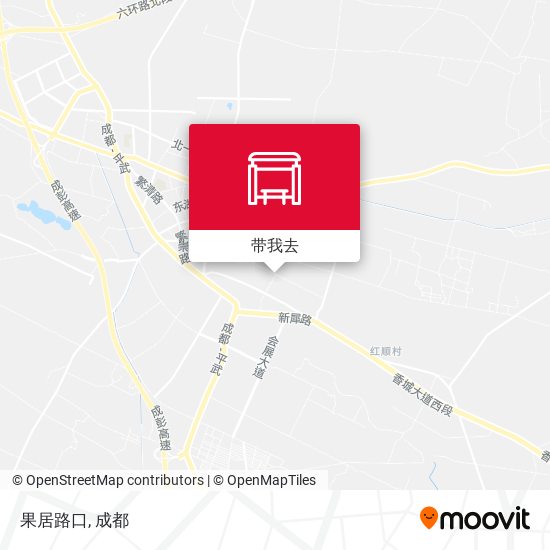 果居路口地图
