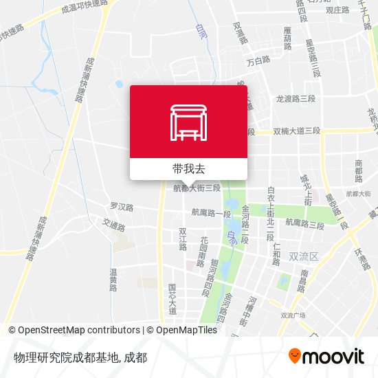 物理研究院成都基地地图
