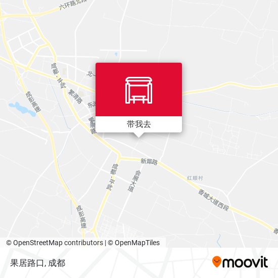果居路口地图