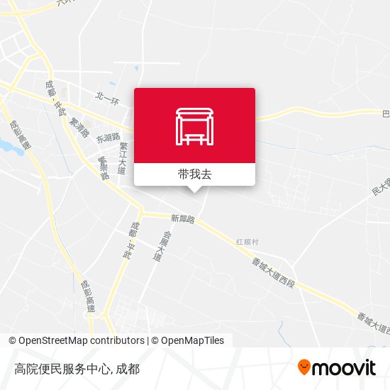 高院便民服务中心地图