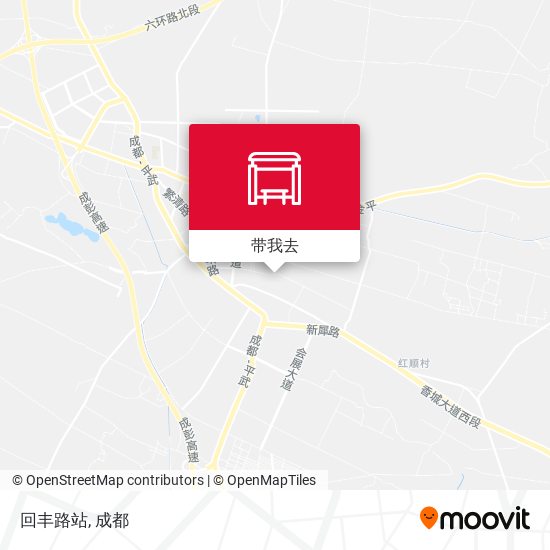 回丰路站地图