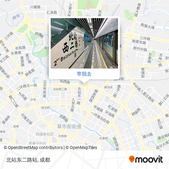 北站东二路站地图