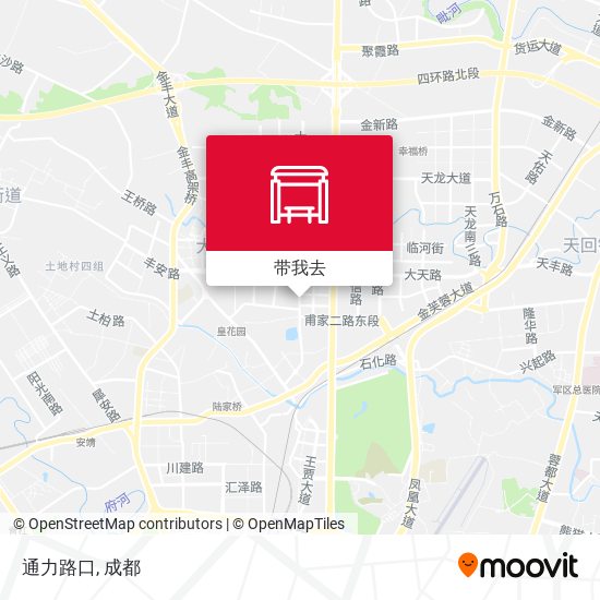 通力路口地图