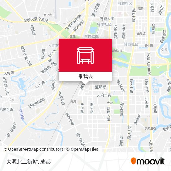 大源北二街站地图