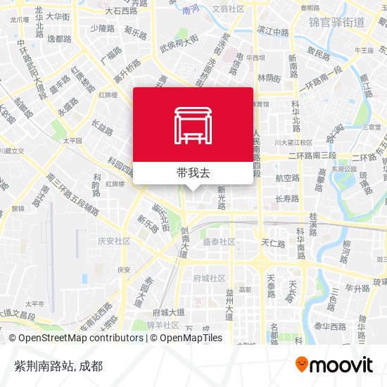 紫荆南路站地图