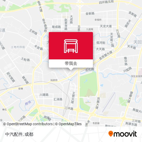 中汽配件地图