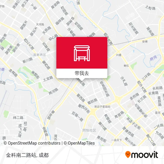 金科南二路站地图