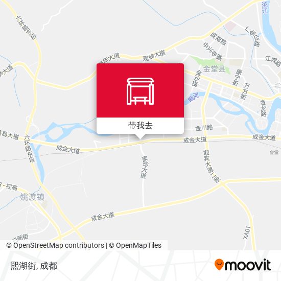 熙湖街地图