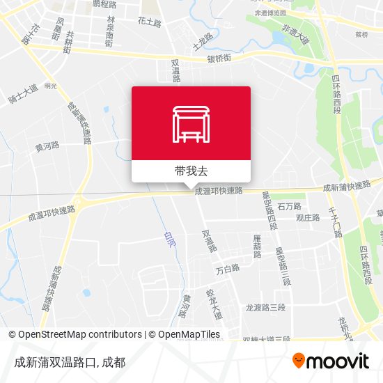 成新蒲双温路口地图