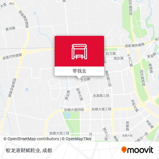 蛟龙港财赋鞋业地图