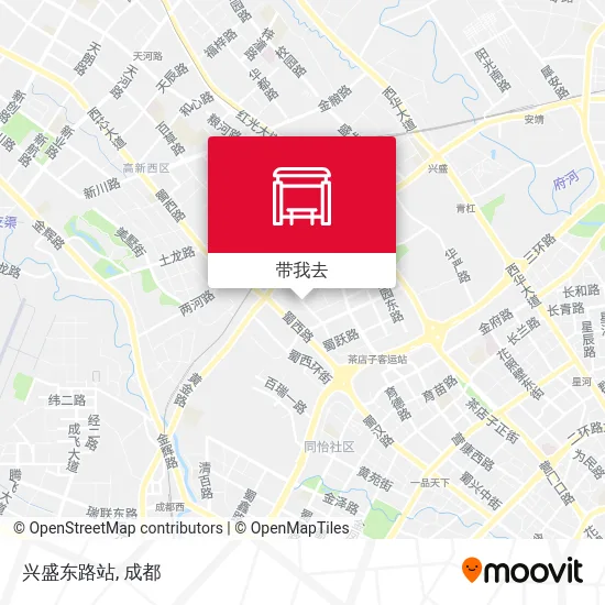 兴盛东路站地图