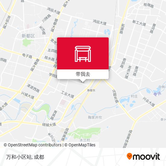 万和小区站地图