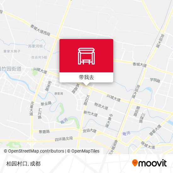 柏园村口地图
