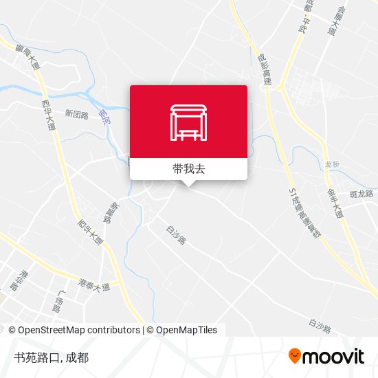 书苑路口地图