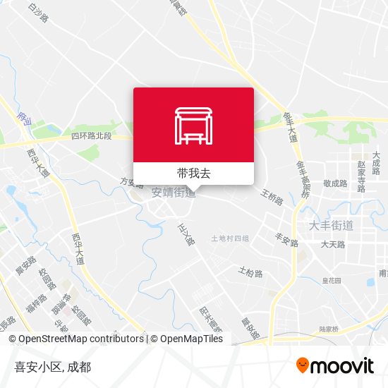 喜安小区地图