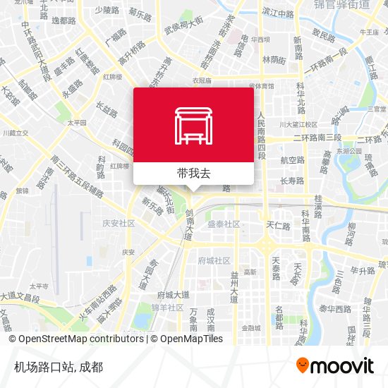 机场路口站地图
