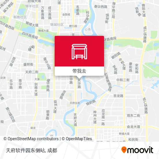 天府软件园东侧站地图
