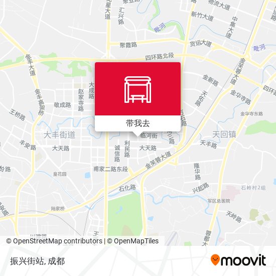 振兴街站地图
