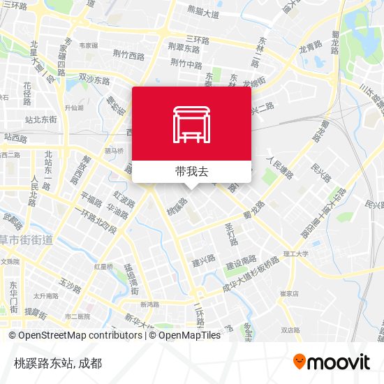 桃蹊路东站地图
