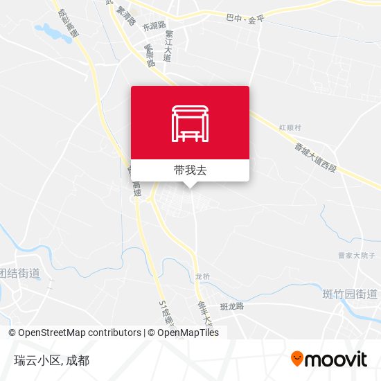 瑞云小区地图