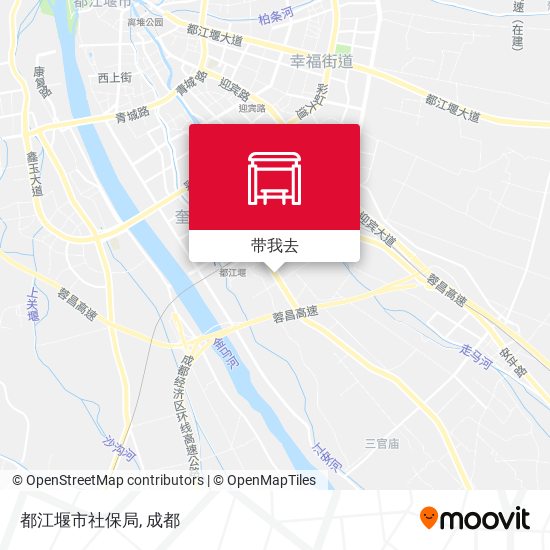 都江堰市社保局地图