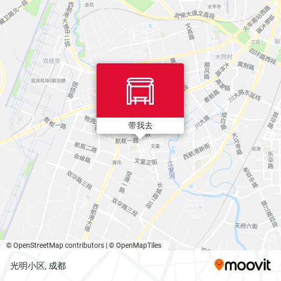 光明小区地图