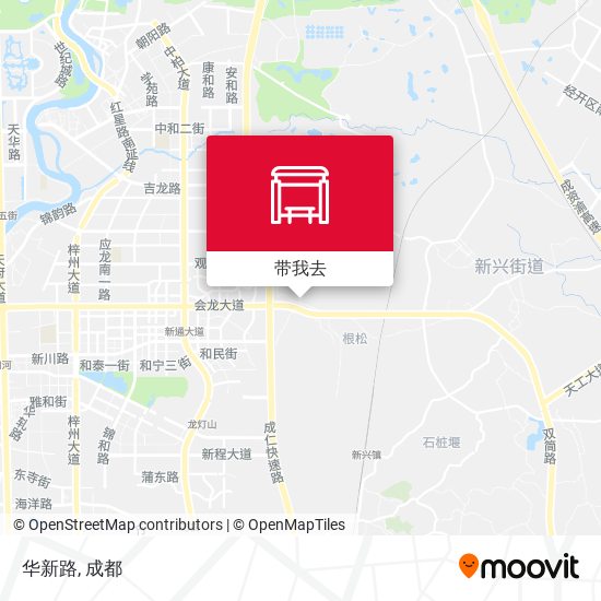 华新路地图