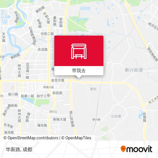 华新路地图