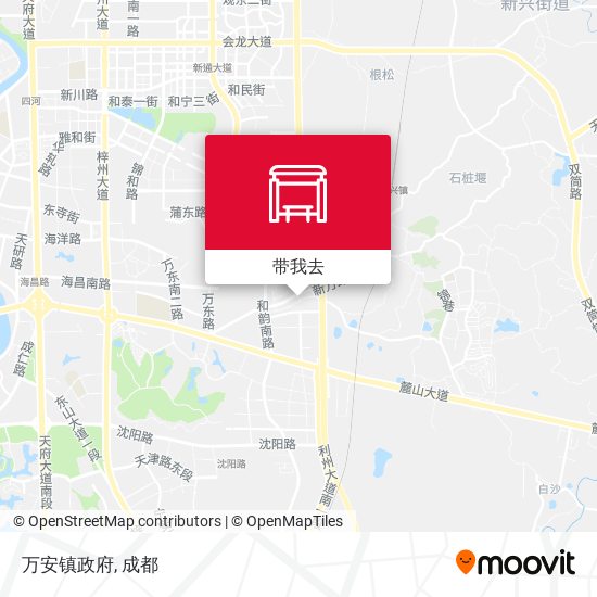 万安镇政府地图