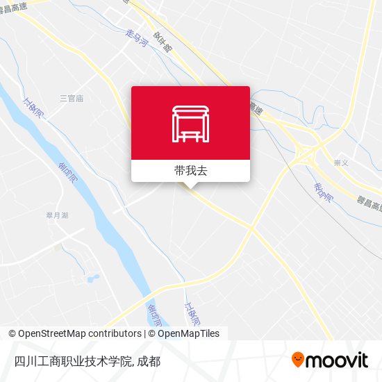 四川工商职业技术学院地图