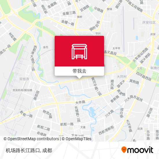 机场路长江路口地图