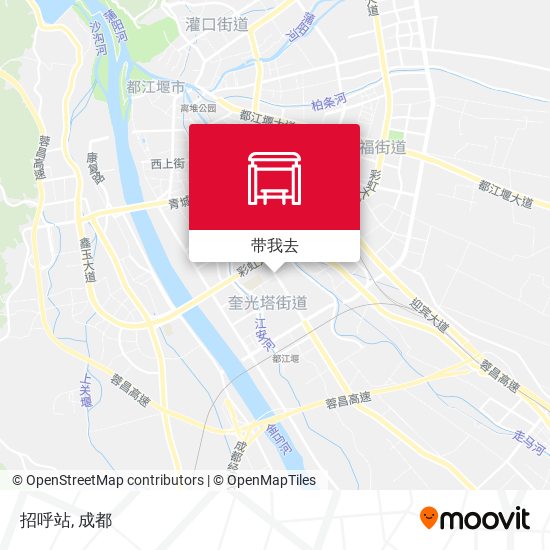 招呼站地图
