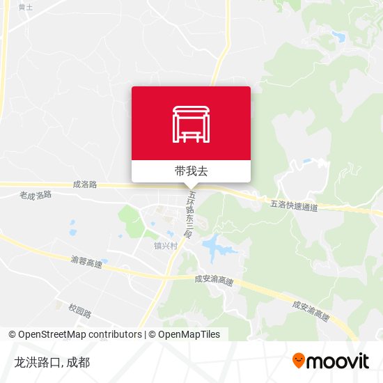 龙洪路口地图