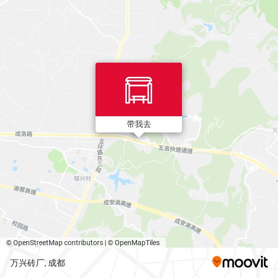 万兴砖厂地图
