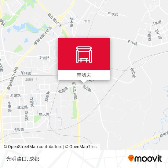 光明路口地图
