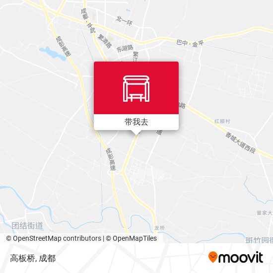 高板桥地图