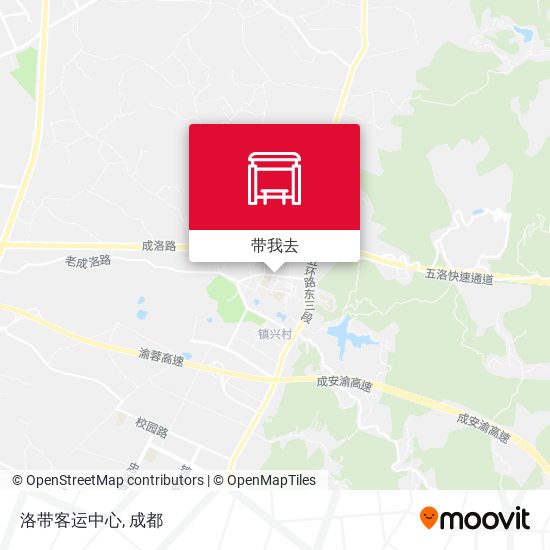 洛带客运中心地图