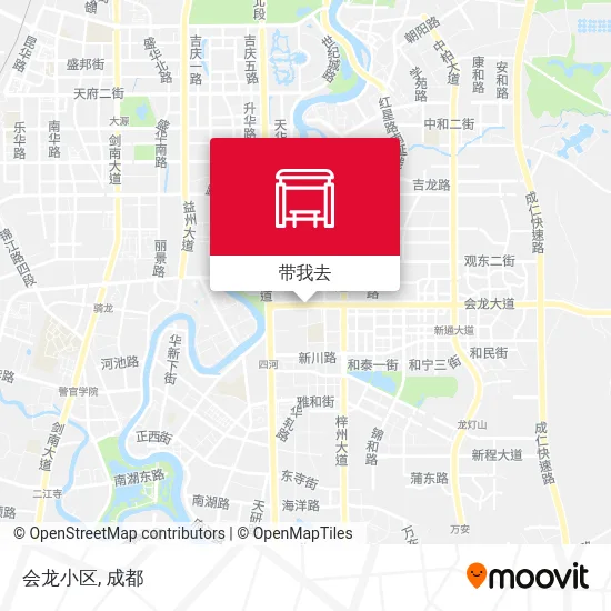 会龙小区地图